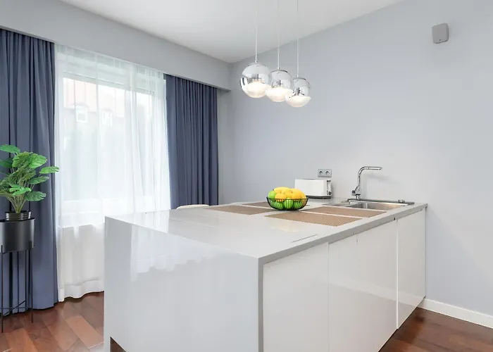 Elegant Blue In With Parking & Garden By Renters Gdansk