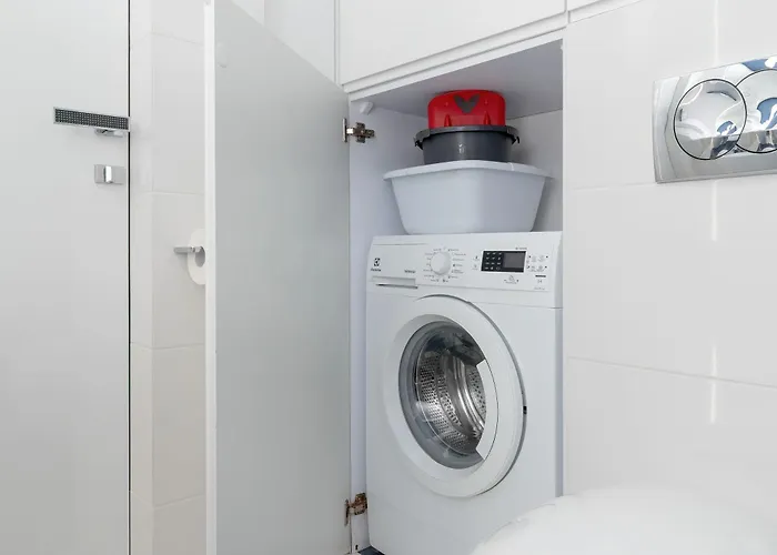 Daire Elegant Blue In With Parking & Garden By Renters Gdansk